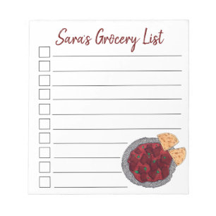 British Food Indian Takeaway Chicken Tikka Masala Notepad