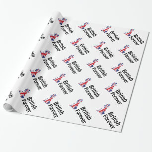 British Forever Wrapping Paper