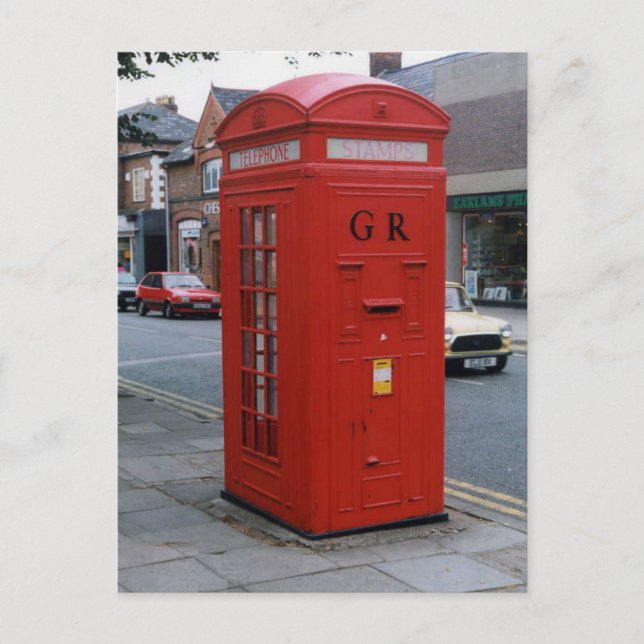 British George V letter box 1929 Postcard (Front)