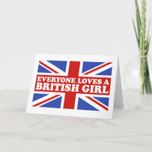 British Girl Card
