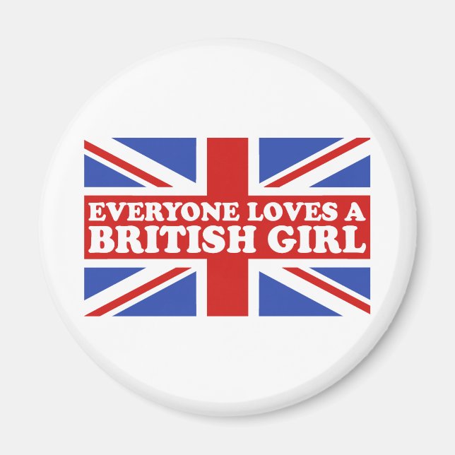 British Girl Magnet (Front)