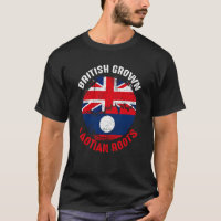British Grown Laotian Roots Vintage Flags for Men