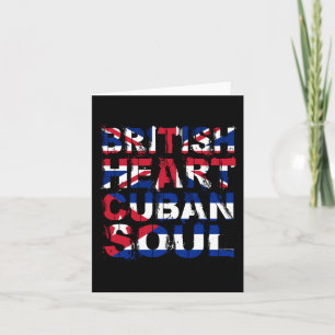 British Heart Cuban Soul Card