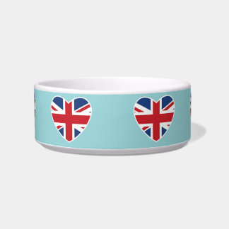 British Hearts - Union Jack Light Blue Bowl