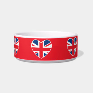 British Hearts - Union Jack Red Bowl
