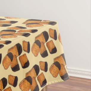 British Honeycomb Sponge Cinder Toffee Candy Sweet Tablecloth