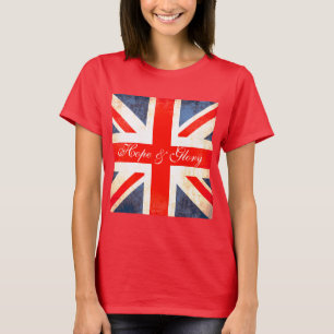 British hope & glory union jack t-shirt