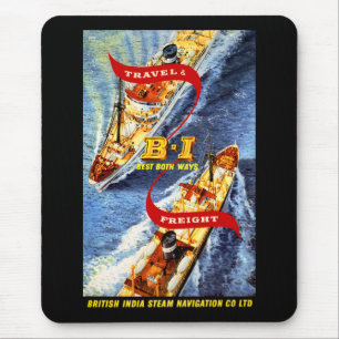 British India ~ Best Both Ways Mouse Mat