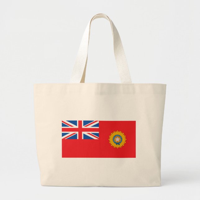 British India Flag Large Tote Bag (Front)