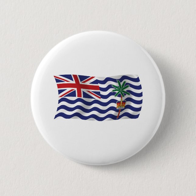 British Indian Ocean Flag Button (Front)