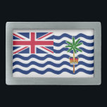 British Indian Ocean Territory Flag Belt Buckle<br><div class="desc">Patriotic flag of British Indian Ocean Territory.</div>