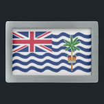 British Indian Ocean Territory Flag Belt Buckle<br><div class="desc">Patriotic flag of British Indian Ocean Territory.</div>