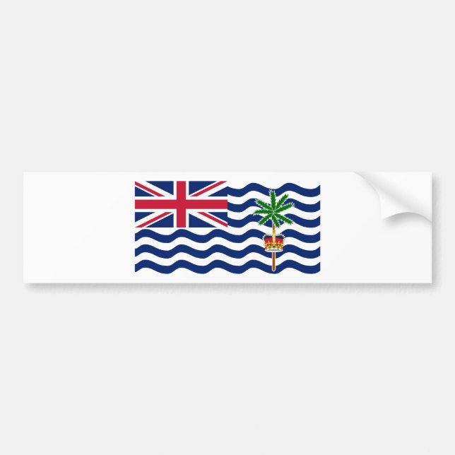 British Indian Ocean Territory Flag Bumper Sticker (Front)