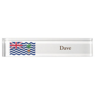 British Indian Ocean Territory Flag Nameplate
