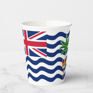 British Indian Ocean Territory Flag Paper Cups