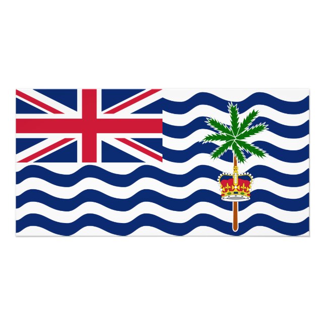 British Indian Ocean Territory Flag Photo Print (Front)