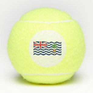 British Indian Ocean Territory Flag Tennis Balls