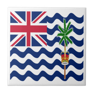 British Indian Ocean Territory Flag Tile