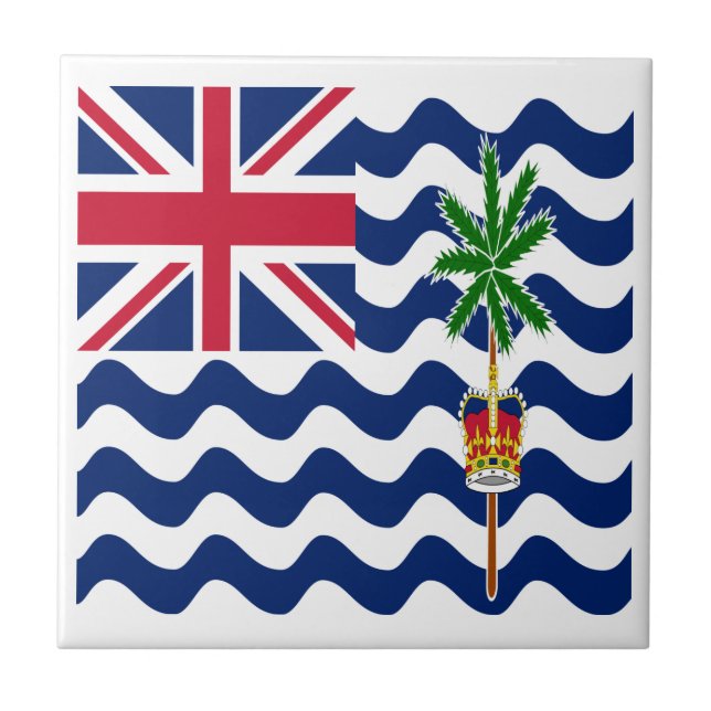 British Indian Ocean Territory Flag Tile (Front)