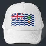 British Indian Ocean Territory Flag Trucker Hat<br><div class="desc">Patriotic flag of British Indian Ocean Territory.</div>