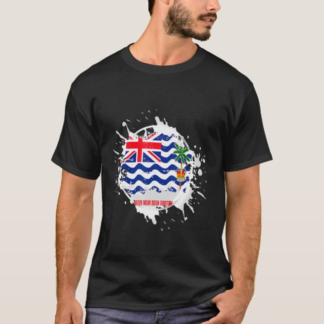 British Indian Ocean Territory Splash T-Shirt (Front)