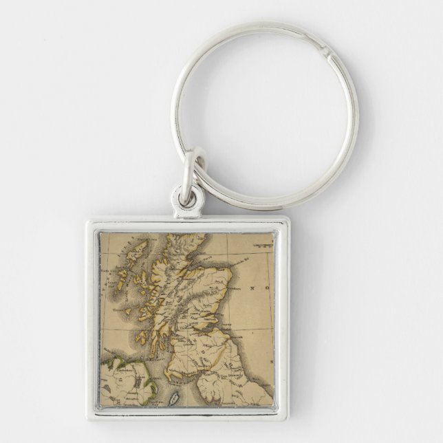British Islands 2 Key Ring (Front)