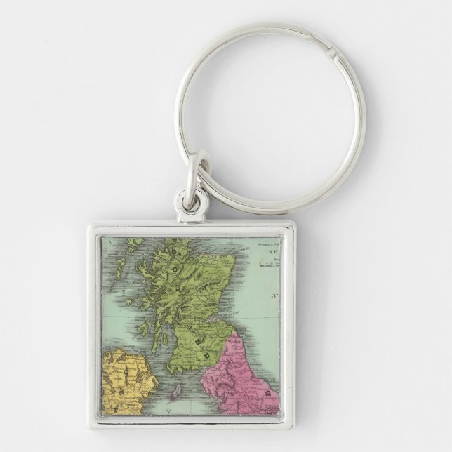 British Islands 2 Key Ring (Front)
