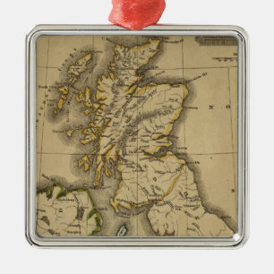 British Islands 2 Metal Tree Decoration