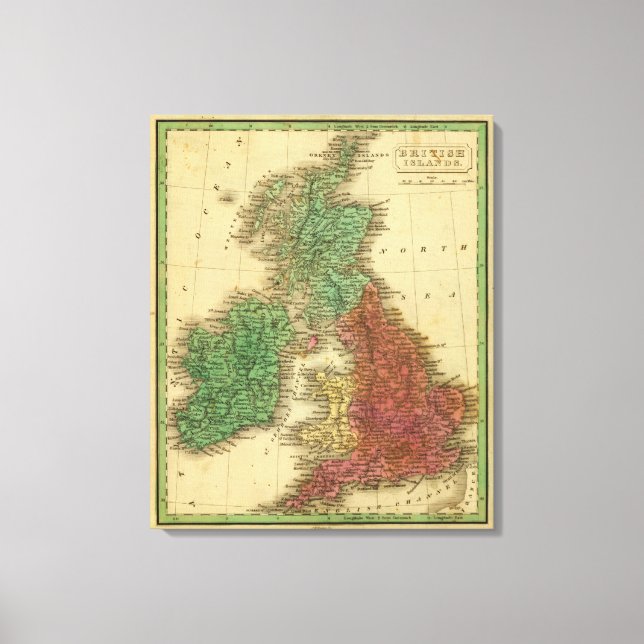 British Islands Canvas Print (Front)