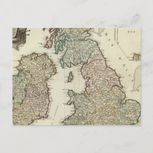British Isles 4 Postcard