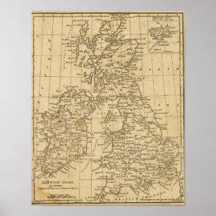 British Isles 4 Poster