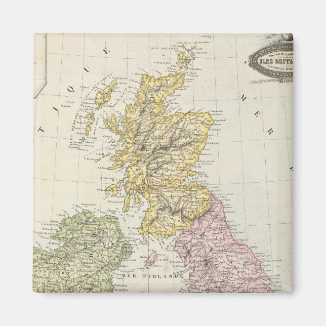 British Isles 6 Magnet (Front)