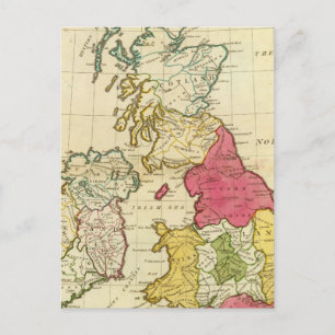 British Isles 6 Postcard