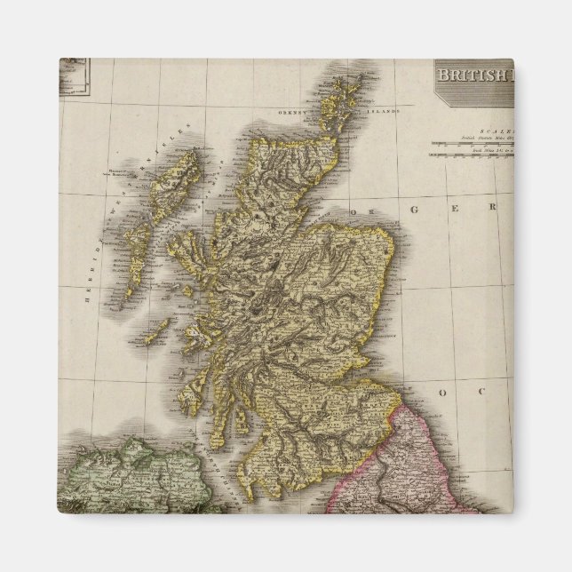 British Isles 7 Magnet (Front)