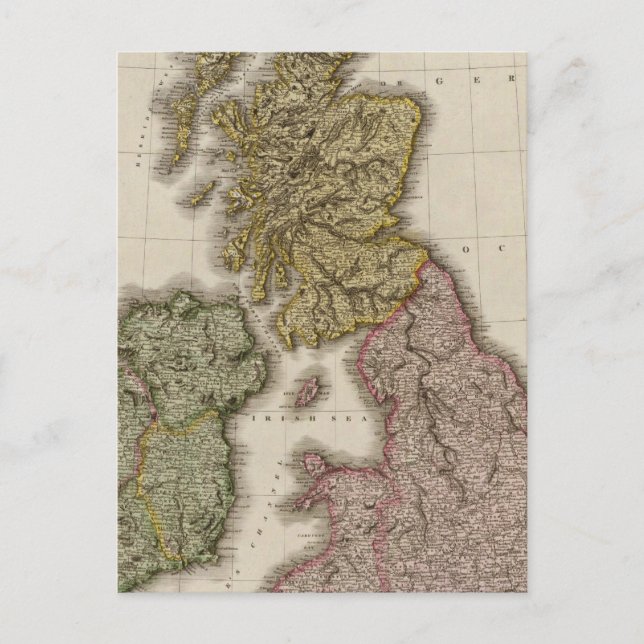 British Isles 7 Postcard (Front)