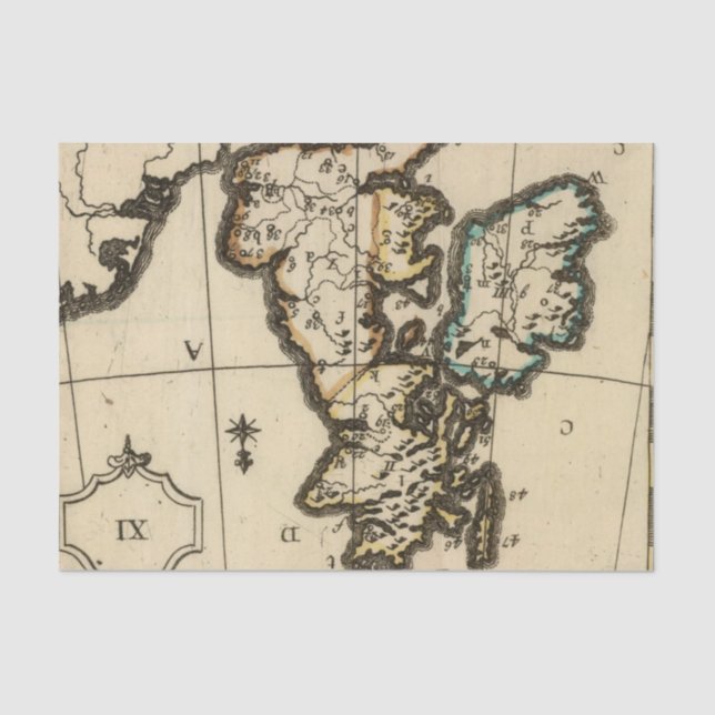 British Isles 7 Tissue Paper (Front)