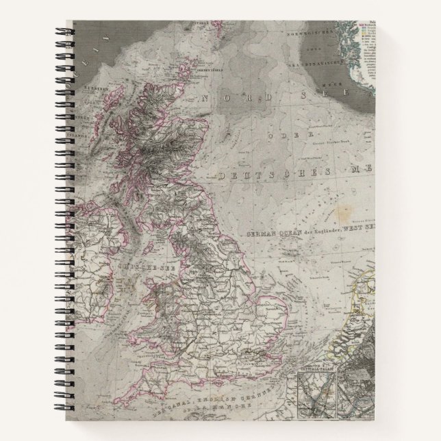 British Isles and surrounding sea Notebook (Front)