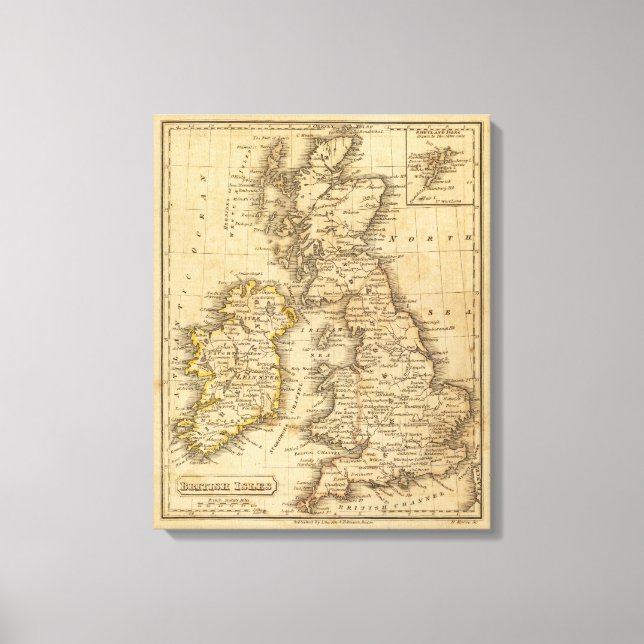 British Isles, Asia Canvas Print (Front)