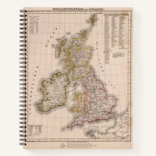 British Isles, England, Ireland Notebook