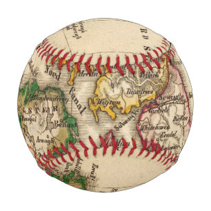 British Isles Map Baseball