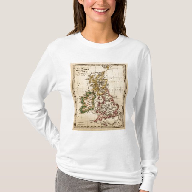 British Isles Map T-Shirt (Front)