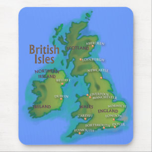 British Isles Mouse Mat
