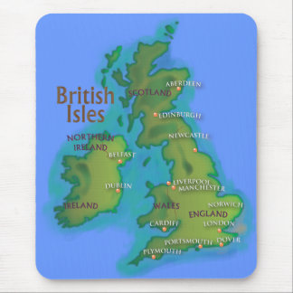 British Isles Mouse Mat
