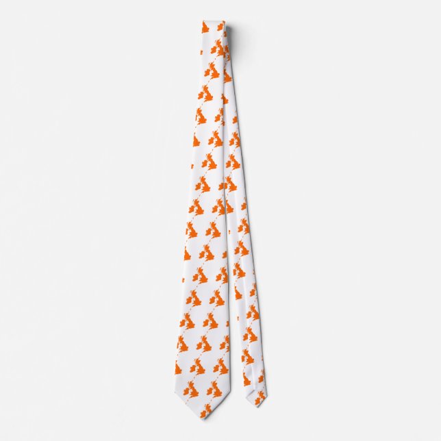 British Isles - Orange Tie (Front)