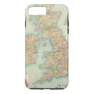 British Isles political map iPhone 8 Plus/7 Plus Case