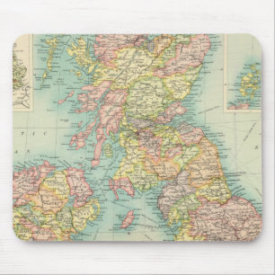British Isles political map Mouse Mat