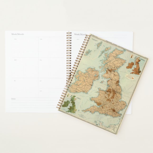 British Isles railways & industrial map Planner (Display)