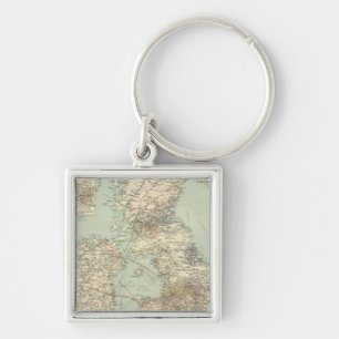 British Isles railways Key Ring