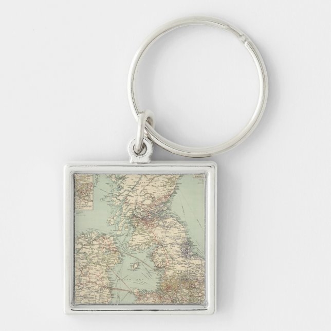 British Isles railways Key Ring (Front)