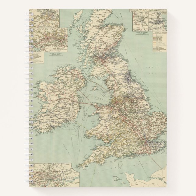 British Isles railways Notebook (Front)